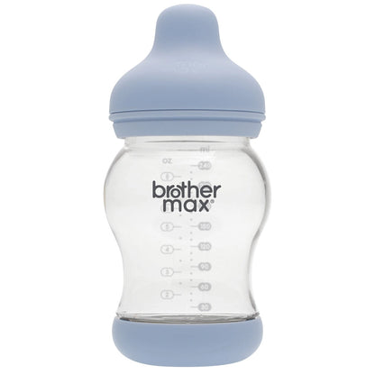Brother Max PP Anti-Colic Feeding Bottle 240ml/8oz + M Teat (Blue)