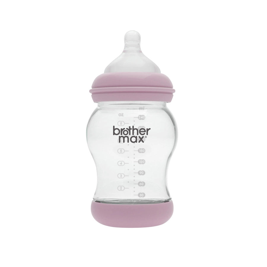 Brother Max - PP Anti-Colic Feeding Bottle 240ml/8oz + M Teat (Pink)