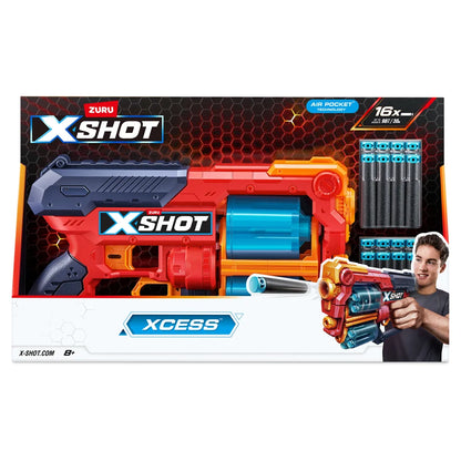 ZURU X-Shot Excel Xcess S2 Dart Blaster (6Pcs)