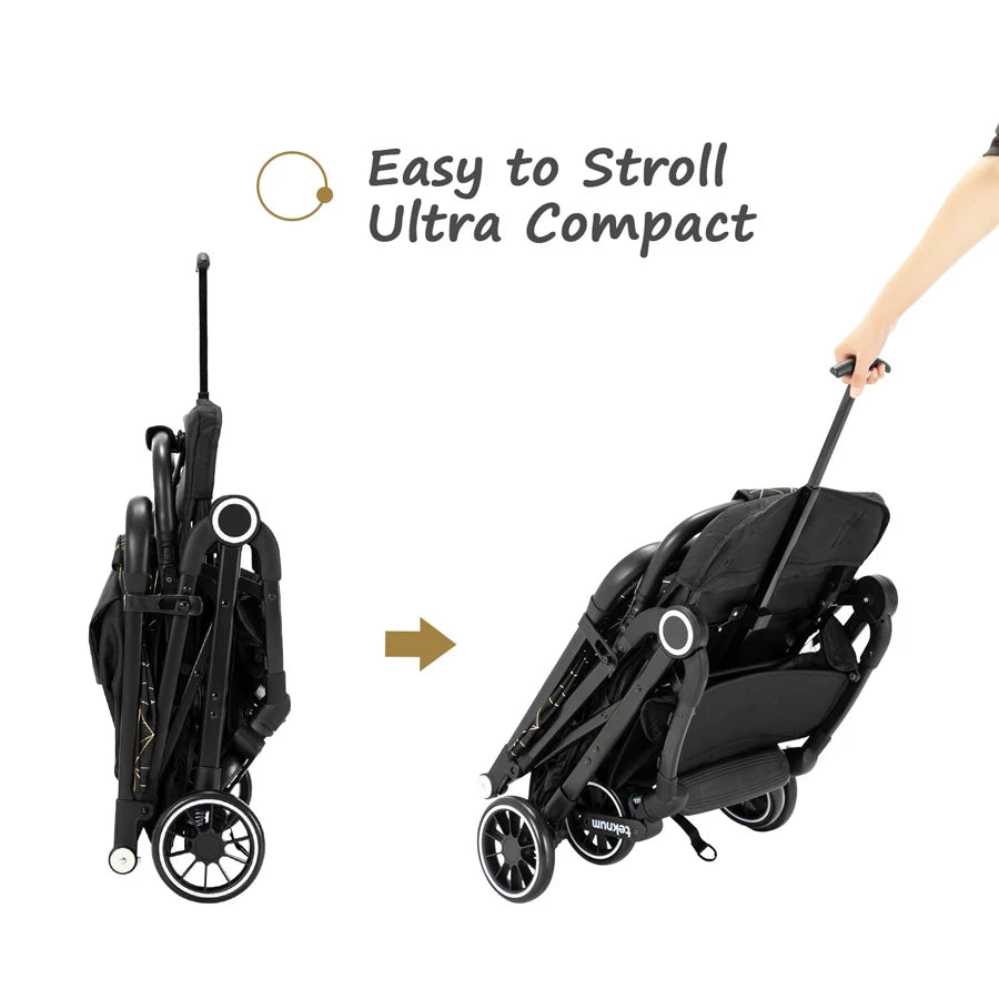Teknum TravelZen Stroller (Black Gold)
