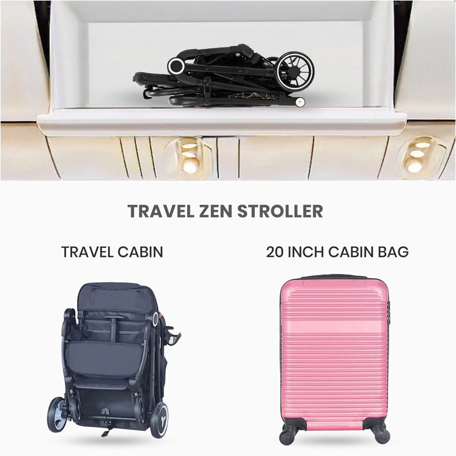 Teknum TravelZen Stroller (Black Gold)