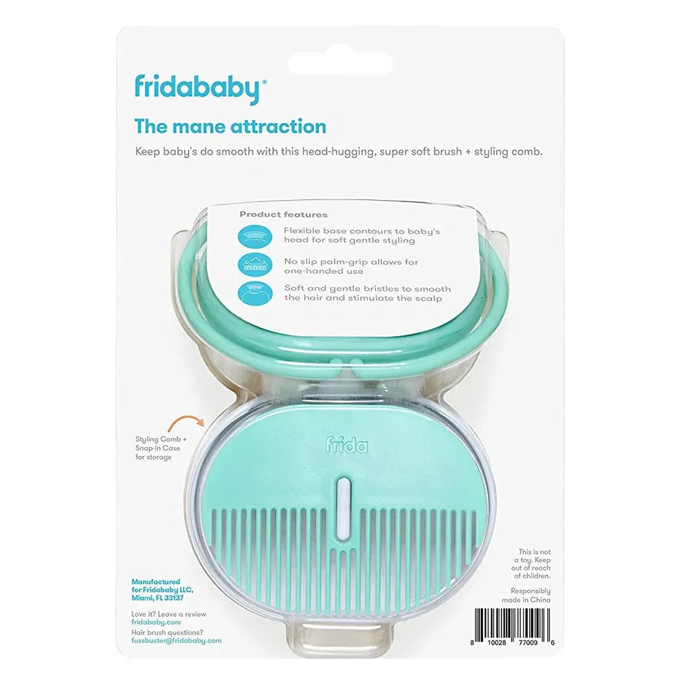 Fridababy - Head-Hugging Hair Brush & Styling Comb Set