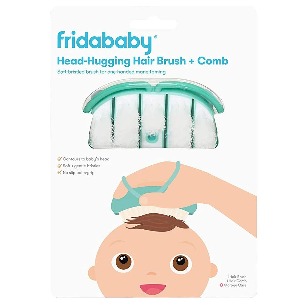 Fridababy - Head-Hugging Hair Brush & Styling Comb Set