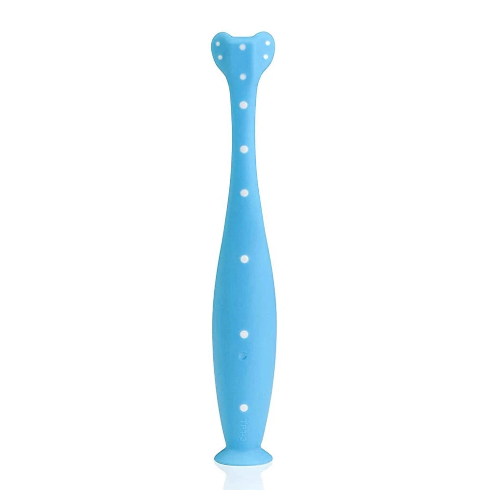 Frida Baby Triple-Angle Toothhugger Training Toothbrush For Toddler (Blue) Frida Baby Triple-Angle Toothhugger Training Toothbrush For Toddler (Blue)