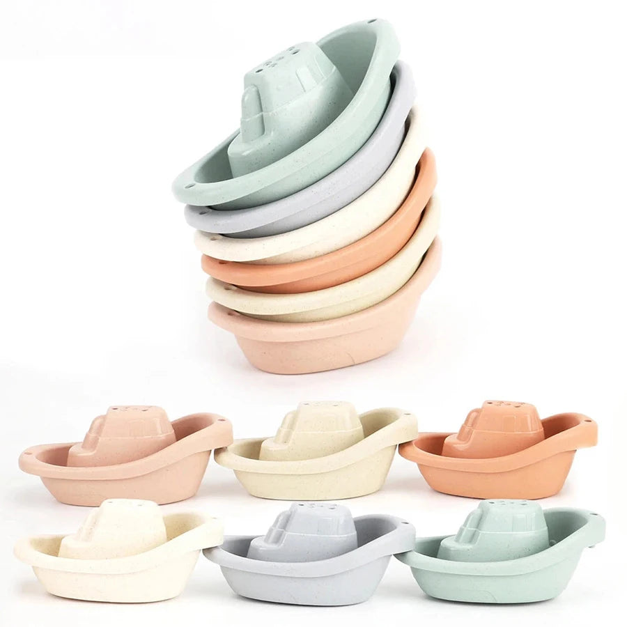 Moon Bathing Toy Boat Cups Moon Bathing Toy Boat Cups