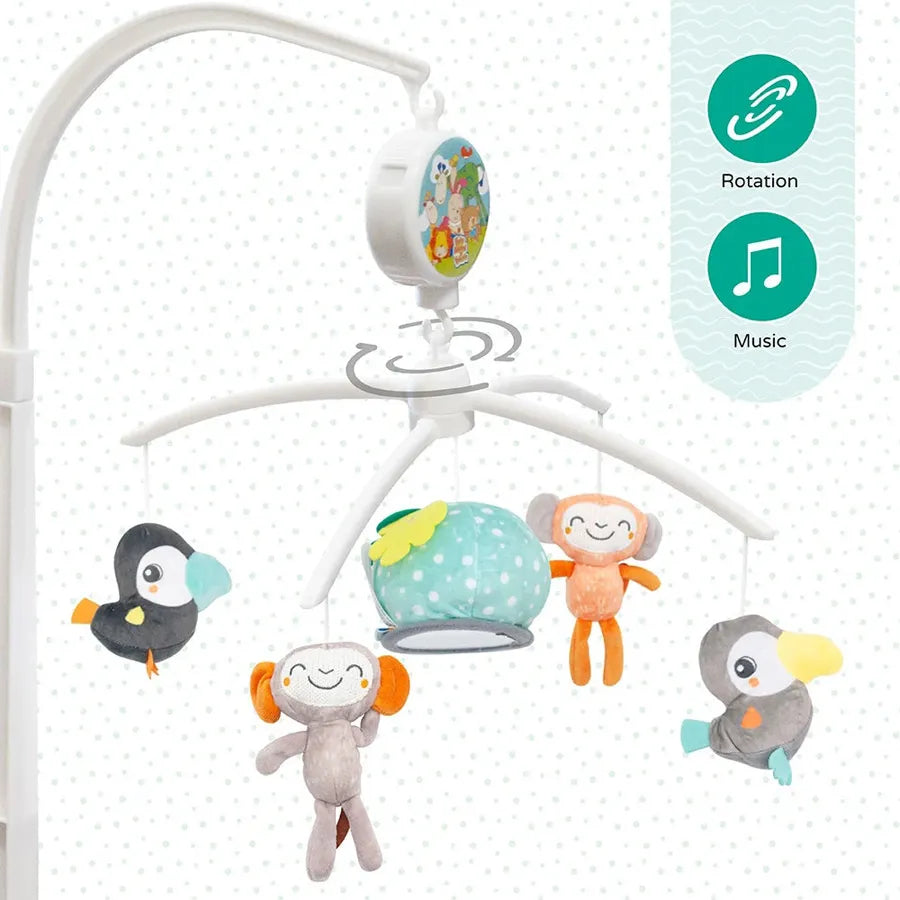 Moon - Jungle Friends Musical Mobile