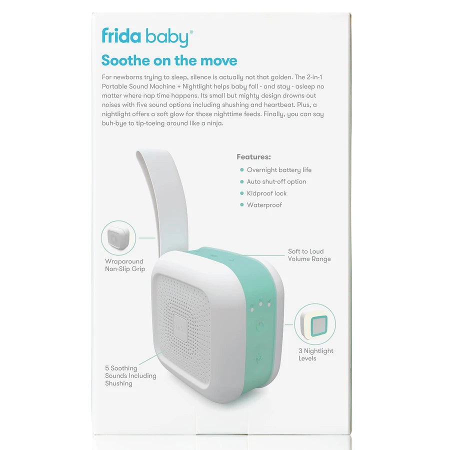 جهاز صوت محمول 2 في 1 من Frida Baby + ضوء ليلي - USB Type C جهاز صوت محمول 2 في 1 من Frida Baby + ضوء ليلي - USB Type C