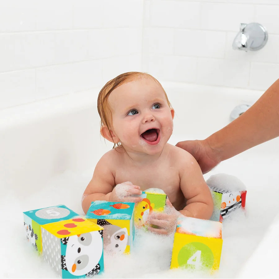 Infantino Colors & Numbers Bath Blocks Infantino Colors & Numbers Bath Blocks