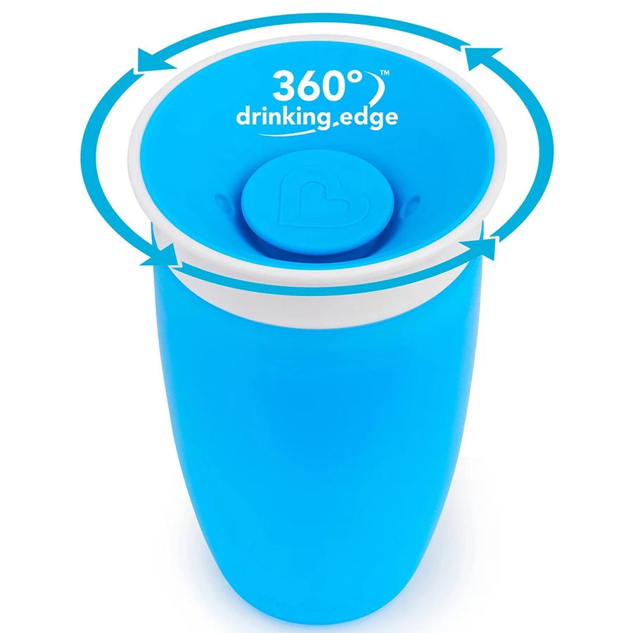 <tc>مانشكين - كوب ميراكل 360 للشرب 10 أونصة (أزرق)</tc>