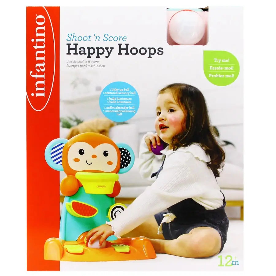 Infantino - Shoot 'N Score Happy Hoops