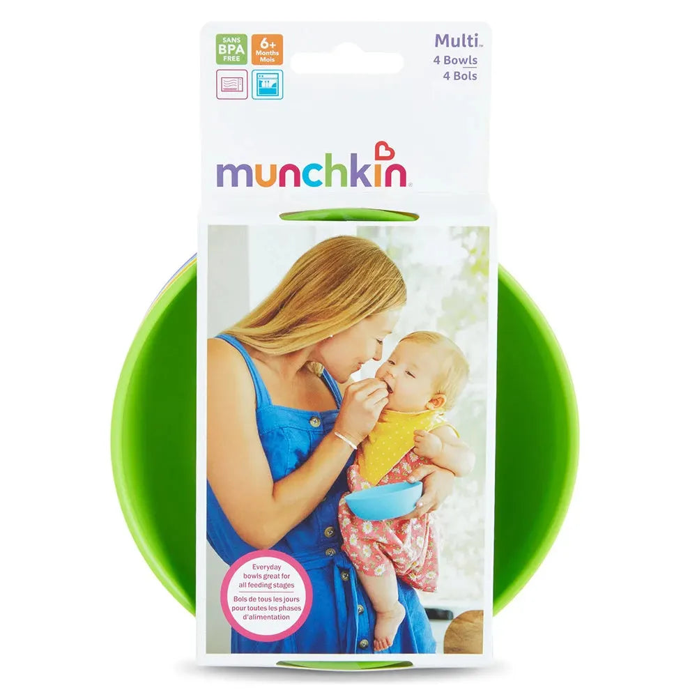 Munchkin - Multi Bowls - Pack of 4