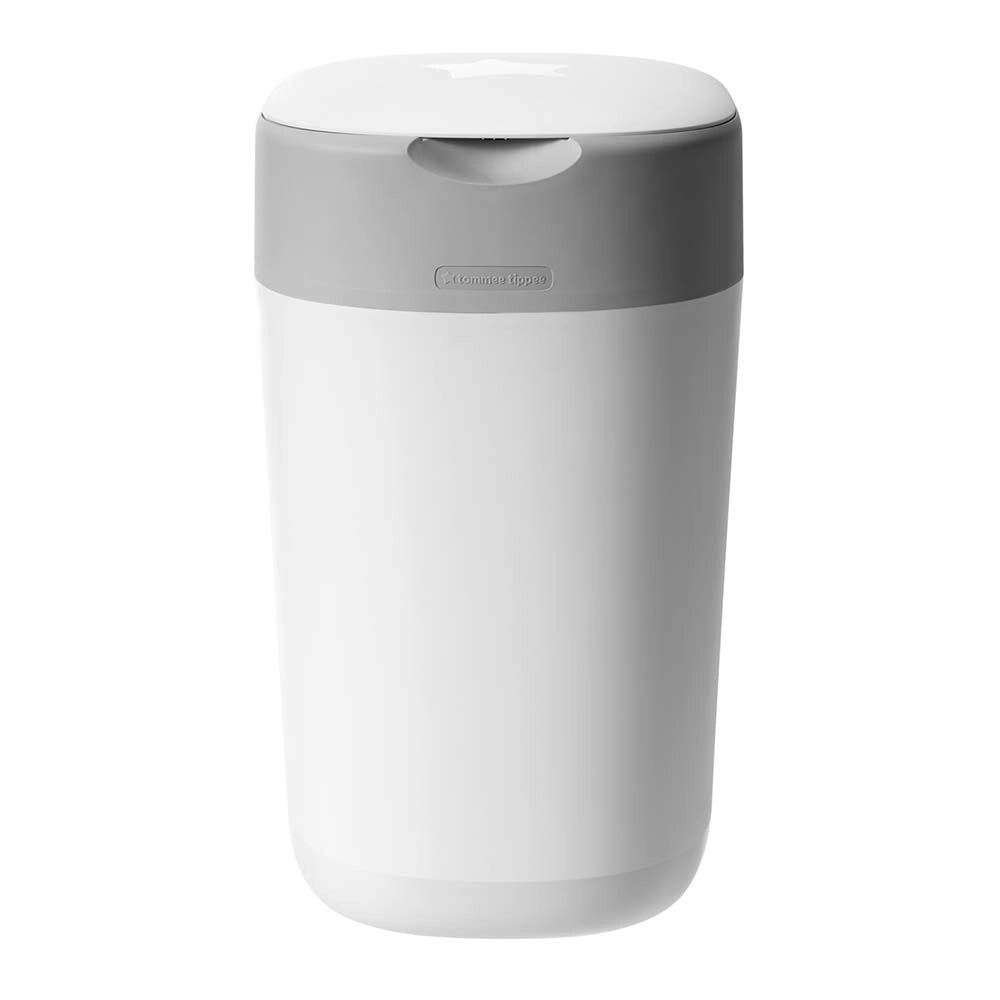 Tommee Tippee Twist And Click Advanced Nappy Bin W/ 1 Refill Cassette (White)