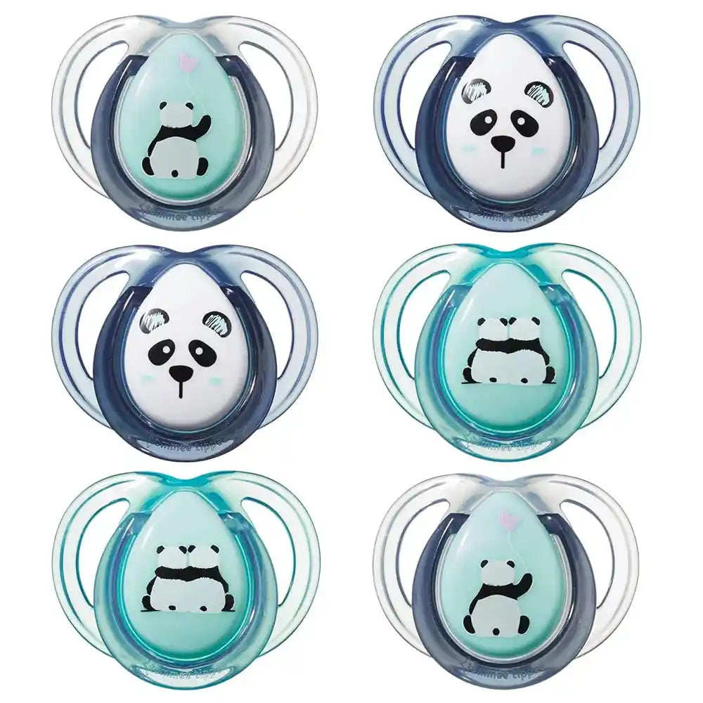 Tommee Tippee  Anytime Soother, 0-6M (Pack of 6)