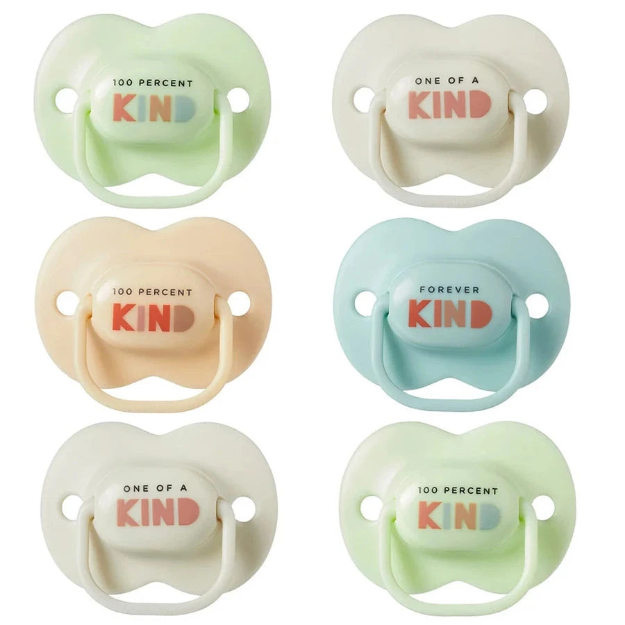 Tommee Tippee  Anytime Soother, Be Kind, Pack of 6, (0-6 months)