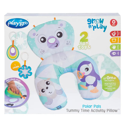 Playgro Polar Pals Tummy Time Activity Pillow