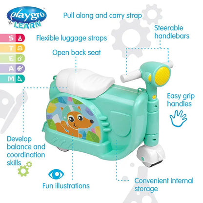 Playgro Ride & Roll Fox Travel Case