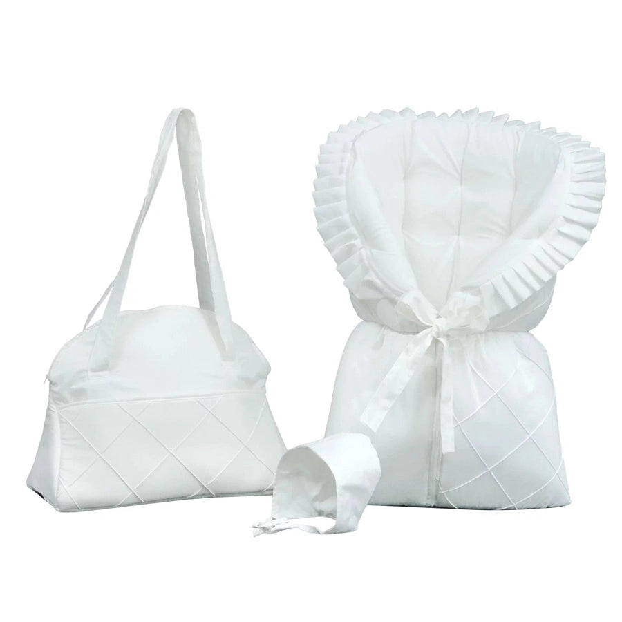 Elmalella Elegance Newborn Cocoon Full Set (Cream)