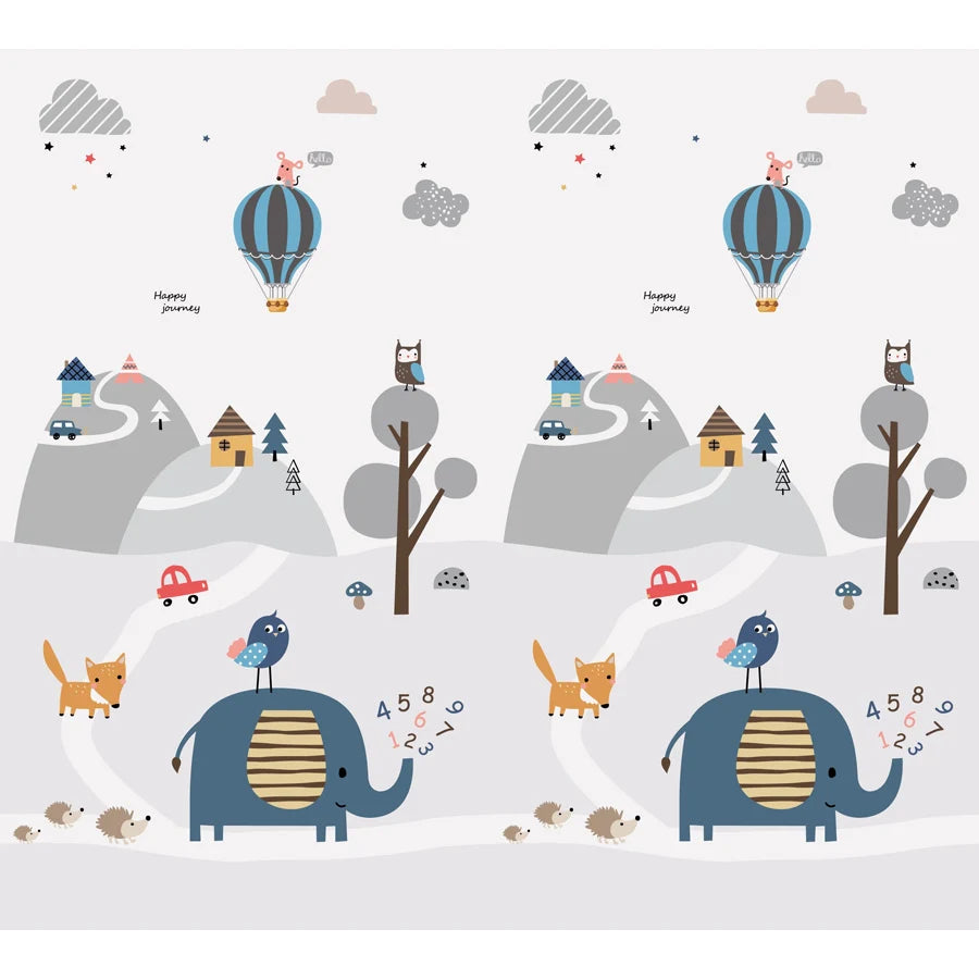 Little Angel Folding Mat Double Sided - Elephant