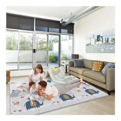 Little Angel Folding Mat Double Sided - Elephant