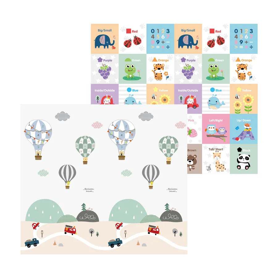 Little Angel Folding Mat Double Sided - Balloons