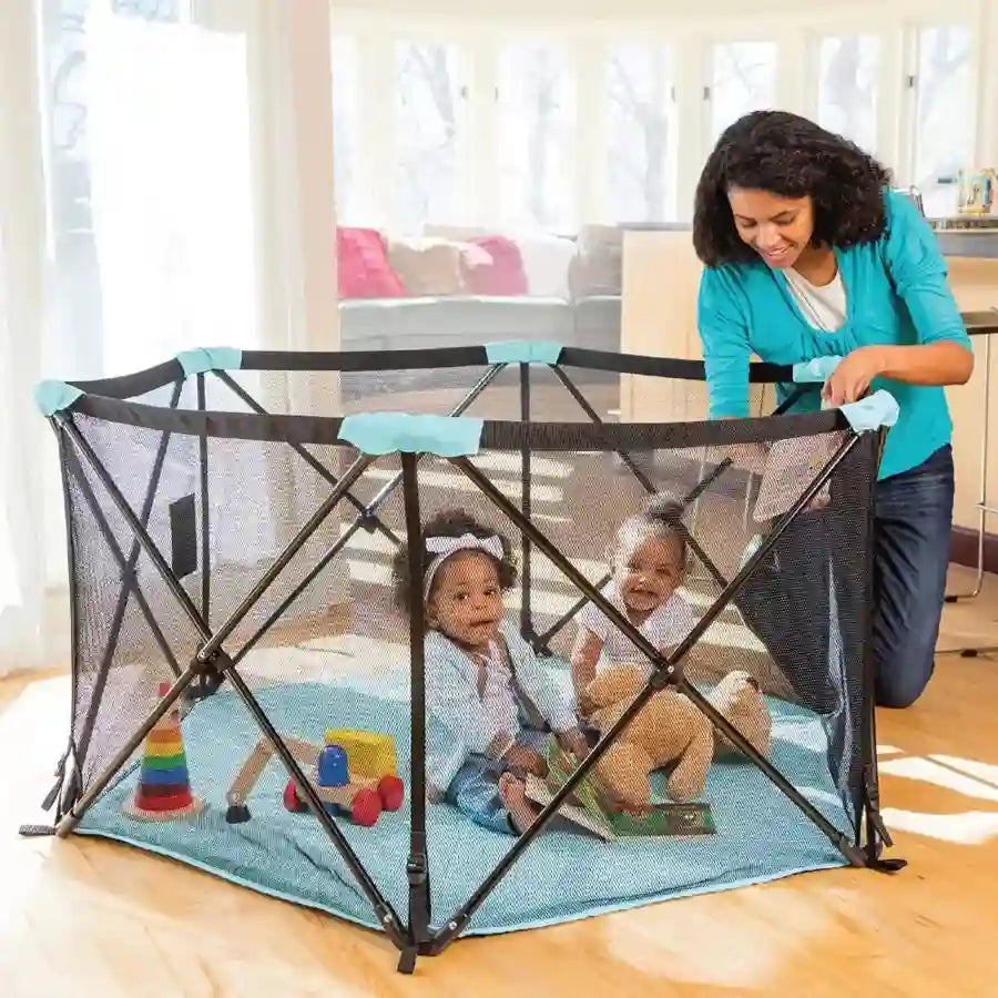 Summer Pop N Play Deluxe Portable Playard
