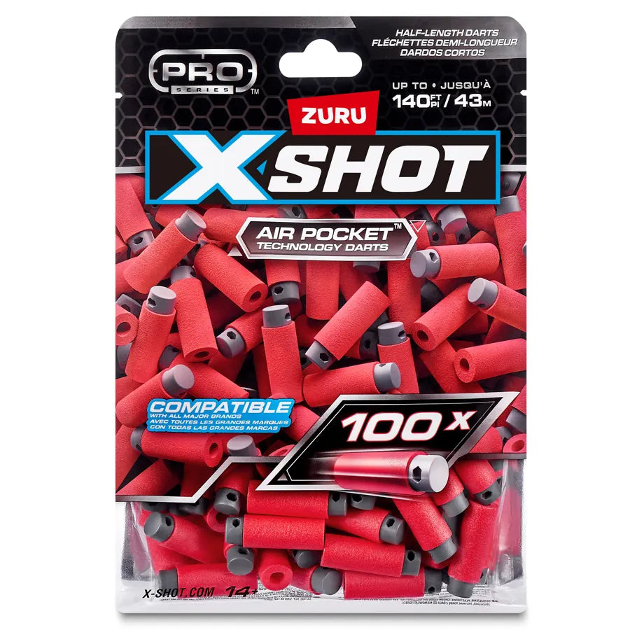 ZURU Xshot Pro Dart Refill (100Pcs) Series 1 Foil Bag (24Pcs)
