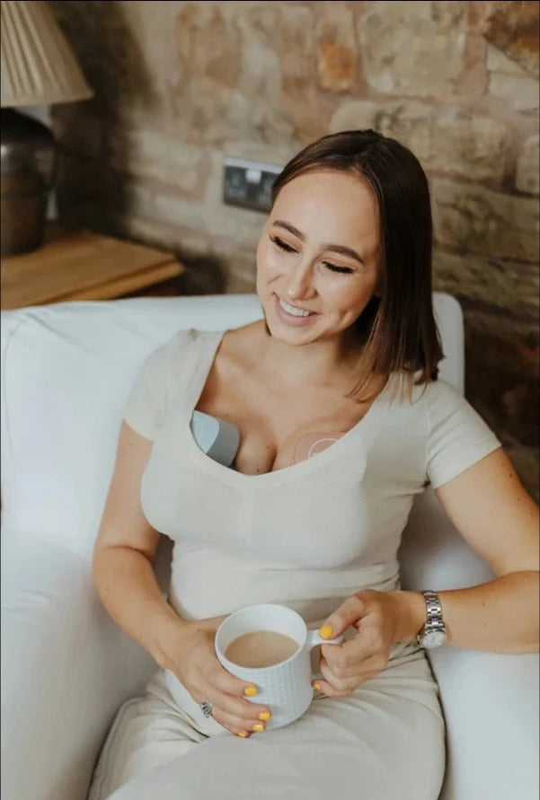 Pippeta LED Wearable Hands Free Breast Pump (Ash Rose) (Single)