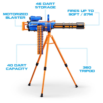 ZURU X-Shot Insanity Motorized Rage Fire S1 Dart Blaster (4 Pcs)
