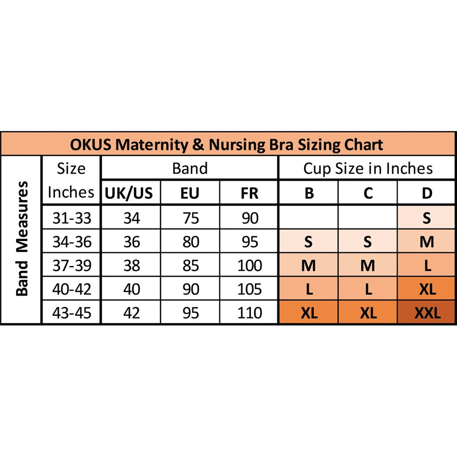 Okus - Full Cup Maternity & Nursing Bra - (Black)