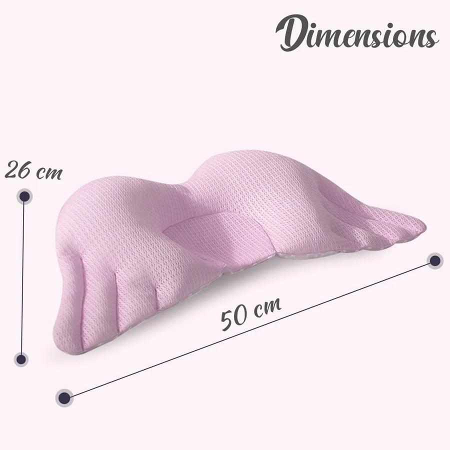 Sunveno - Infant Head Shaper Wings Pillow (Pink)