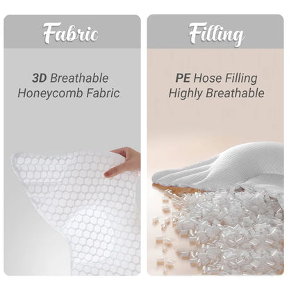 Sunveno Infant Head Shaper Wings Pillow (White)