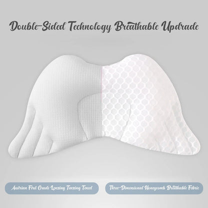 Sunveno Infant Head Shaper Wings Pillow (White)