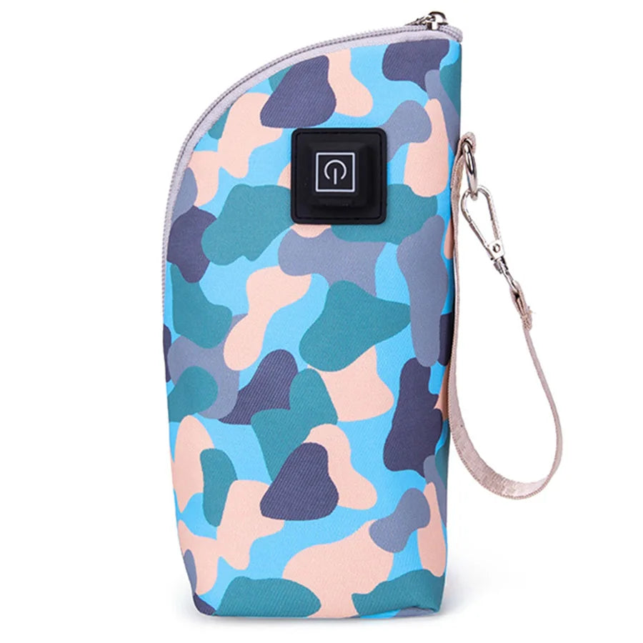 Little Story Portable Insulated Milk Bottle Warmer Bag with USB
