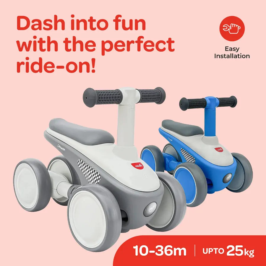 Moon Dasher Ride On Scooter (Grey)