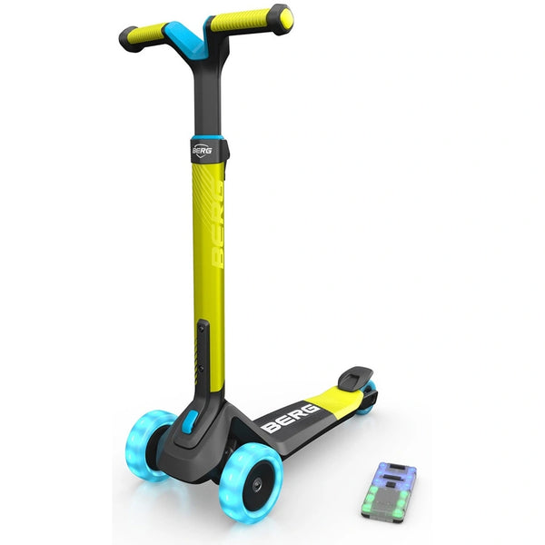 BERG Nexo Foldable Lights LED - Deck Scooter (Lime)