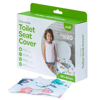 Moon Disposable Toilet Seat Cover - Dino (Pack of 20)