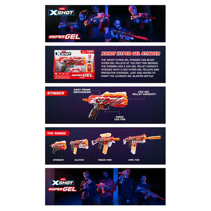 X-Shot Hyper Gel Pixtol X Mini Blaster