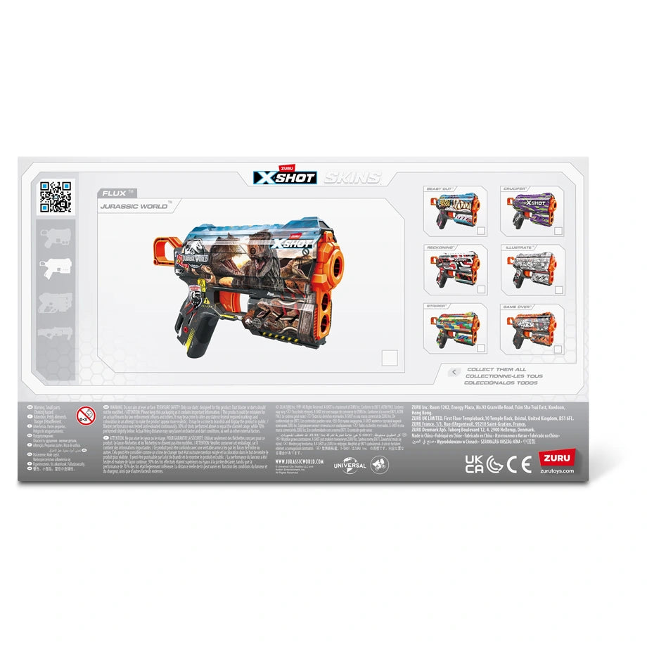 ZURU Xshot Skins Flux Series 2 (Jurassic) (12Pcs)