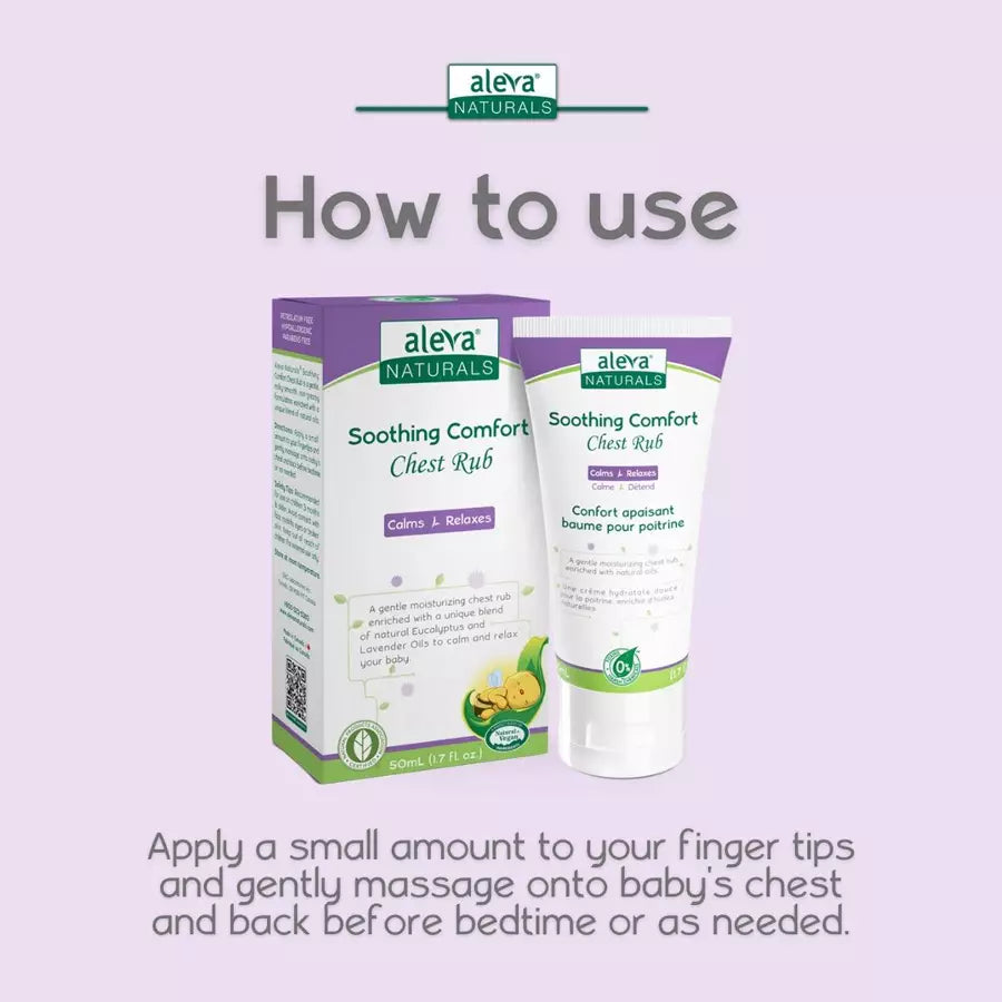 مرهم مهدئ للصدر من Aleva Naturals - 50 مل مرهم مهدئ للصدر من Aleva Naturals - 50 مل