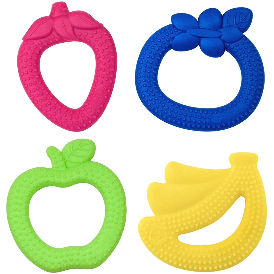 Green Sprouts Silicone Fruit Teether-Apple Green Sprouts Silicone Fruit Teether-Apple