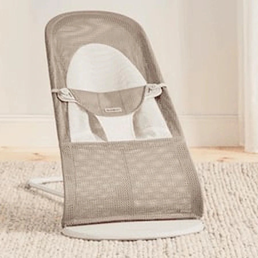 Babybjorn Bouncer Balance Soft Mesh (Grey Beige/White)