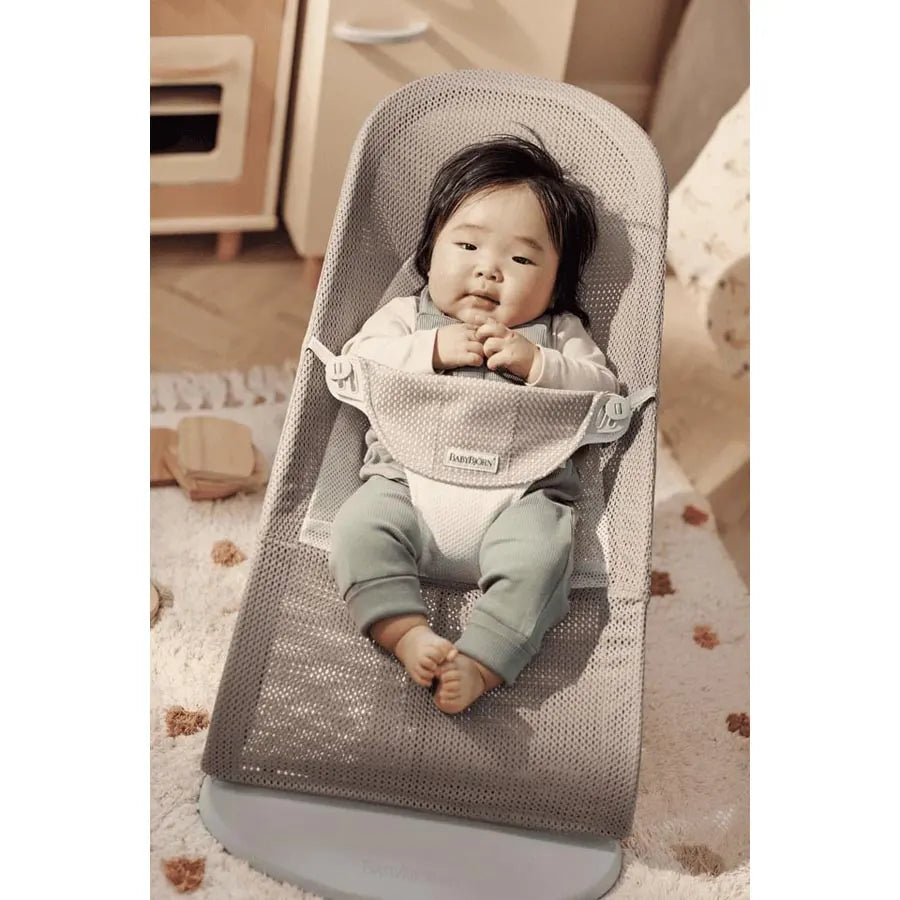 Babybjorn Bouncer Balance Soft Mesh (Grey Beige/White)