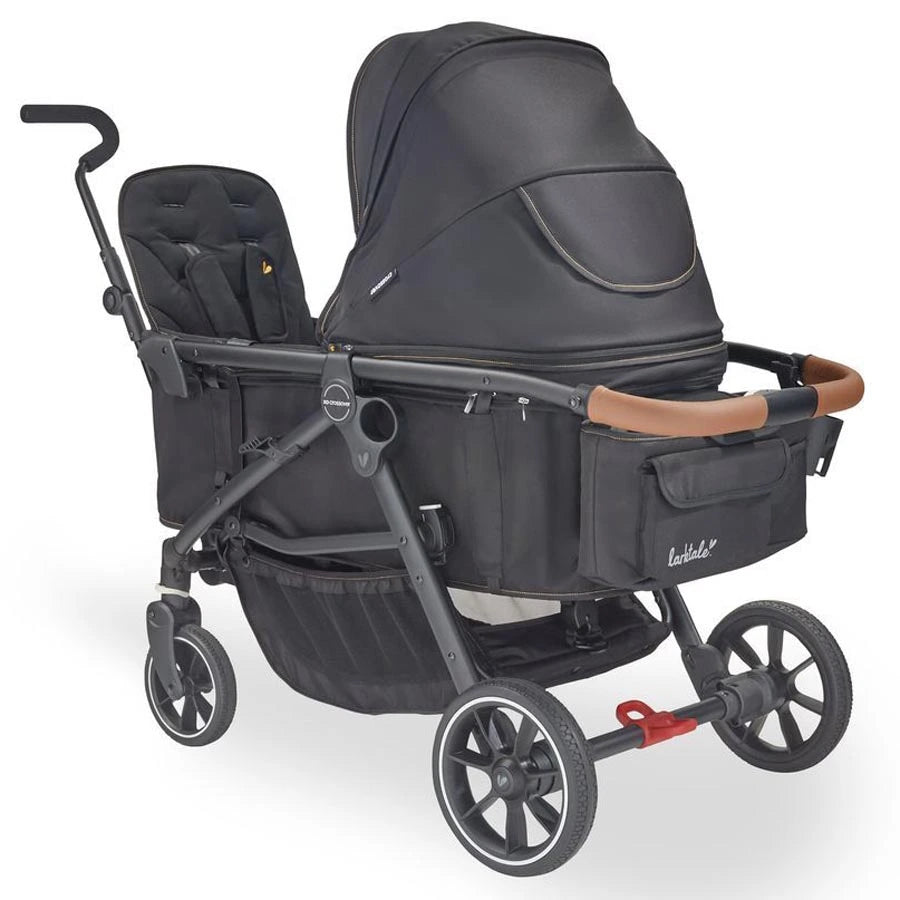 Larktale Crossover Double Stroller (Byron Black) Larktale Crossover Double Stroller (Byron Black)