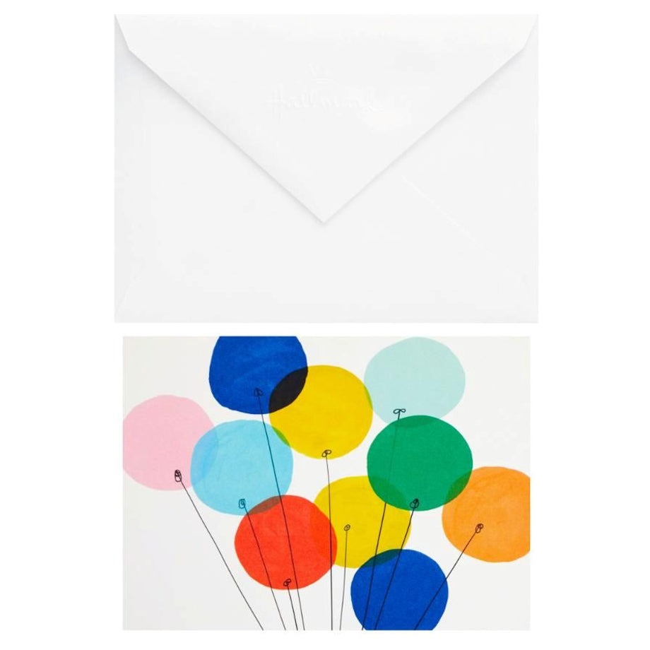 Hallmark Colorful Balloon Blank Notecards with Envelopes (Pack of 24)