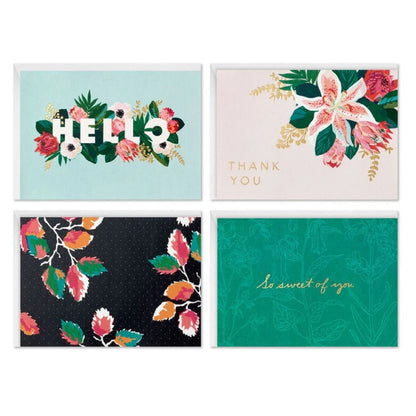 Hallmark Thoughtful Florals Assorted Blank Note Cards (Pack of 40)
