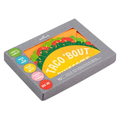 Hallmark Favorite Foods Assorted Blank Notes with Stickers (Pack of 10)