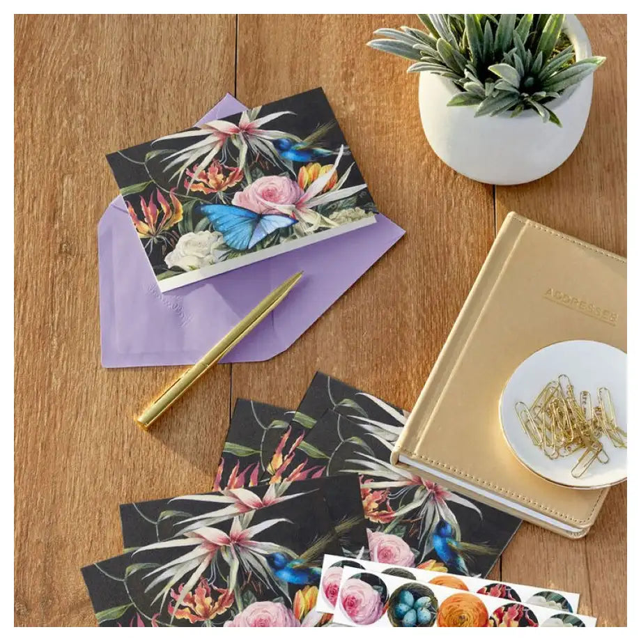 Hallmark Marjolein Bastin Elegant Florals Blank Note Cards (Pack of 10)