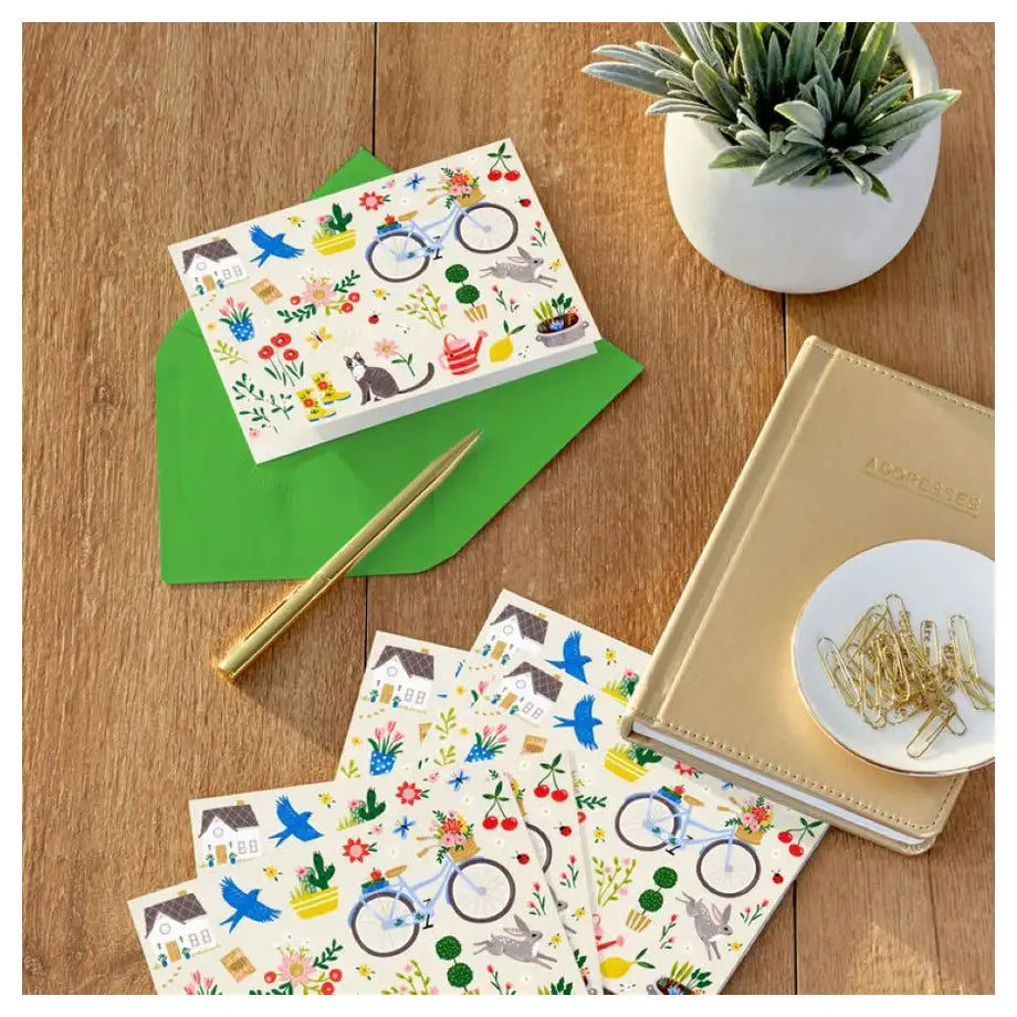 Hallmark Garden Charm Blank Note Cards (Pack of 10)