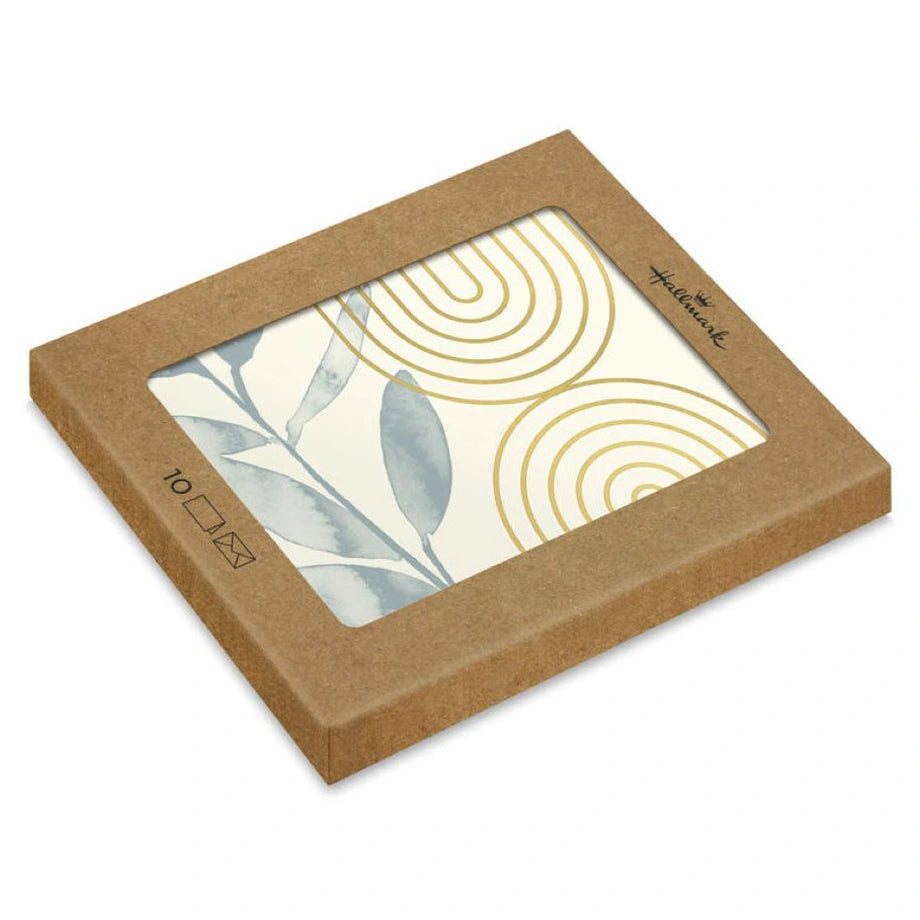 Hallmark Arches and Eucalyptus Blank Note Cards (Pack of 10)