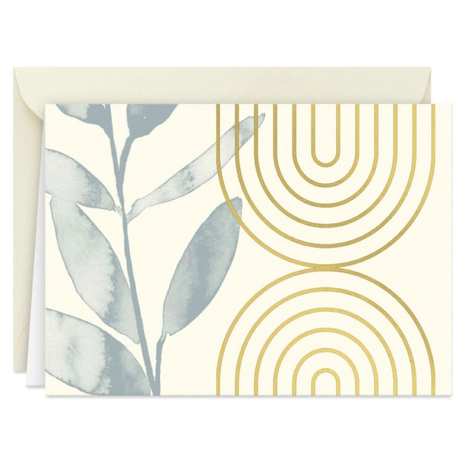 Hallmark Arches and Eucalyptus Blank Note Cards (Pack of 10)
